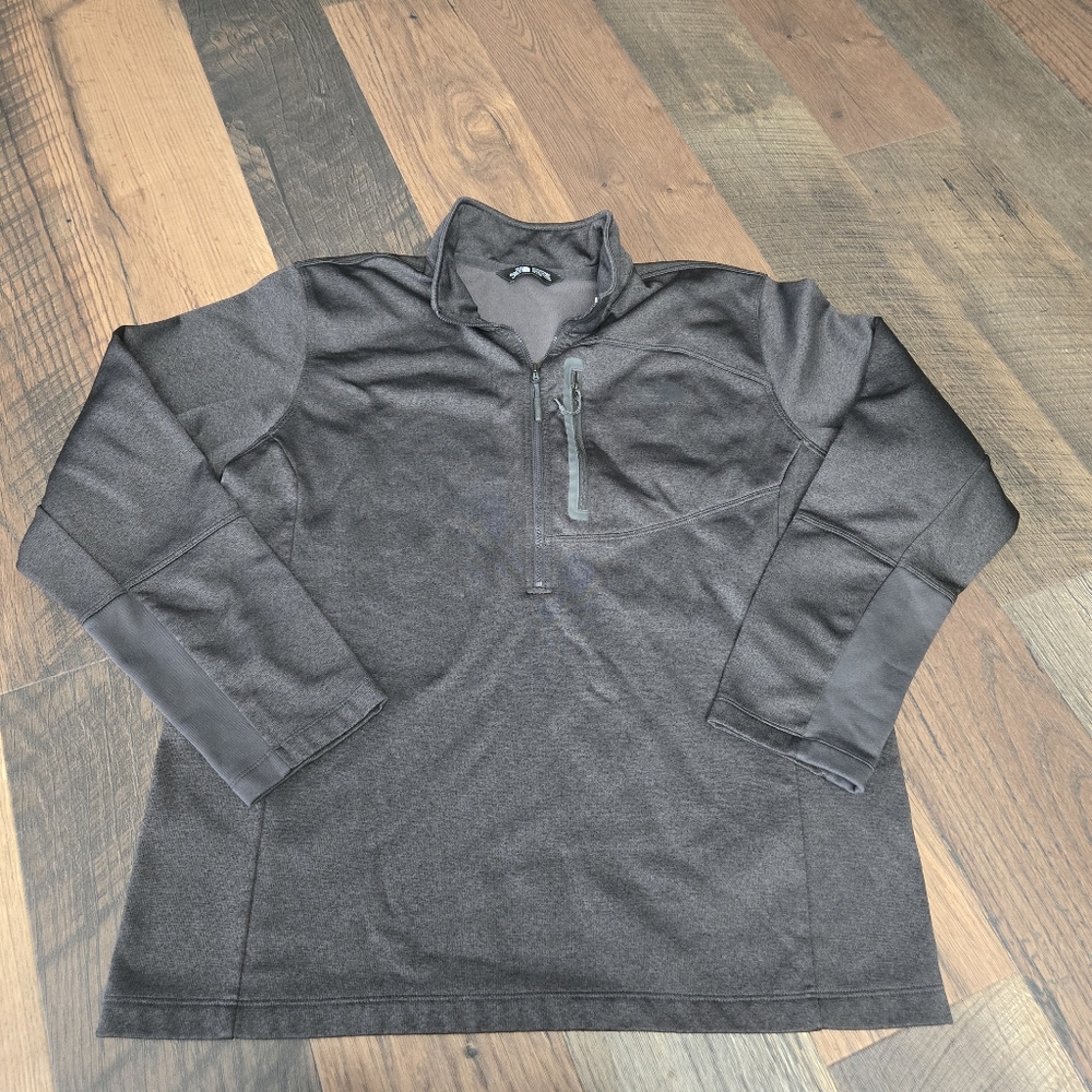 The North Face Canyonlands 1/2 Zip Jacket Men’s M Dark Gray and black size XL - Picture 1 of 4